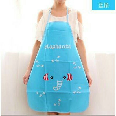 Celemek Plastik Karakter Celemek PVC Celemek Waterproff Apron Masak Motif
