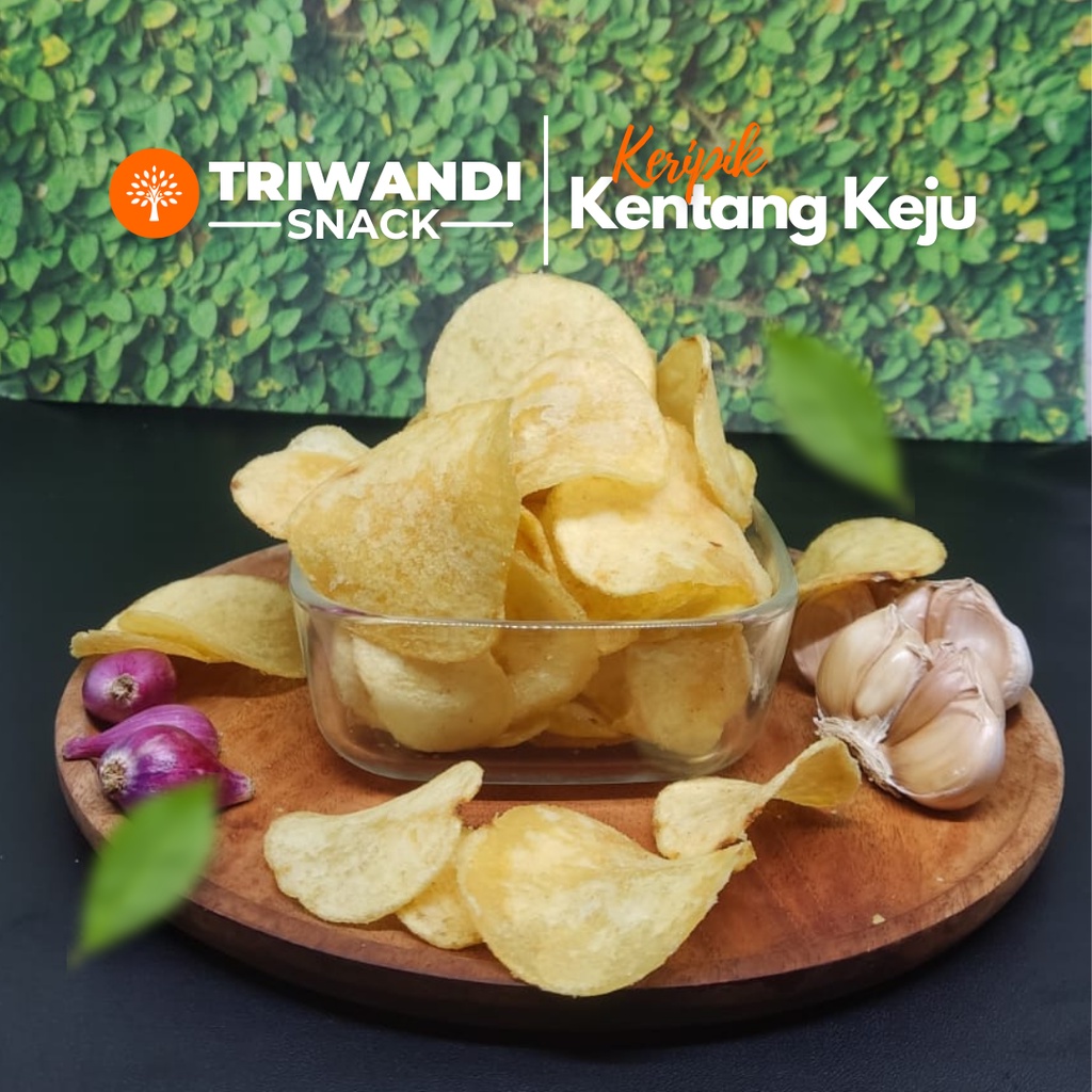 

Keripik kentang keju kemasan 100 - 250 gr TRIWANDI SNACK oleh oleh bandung