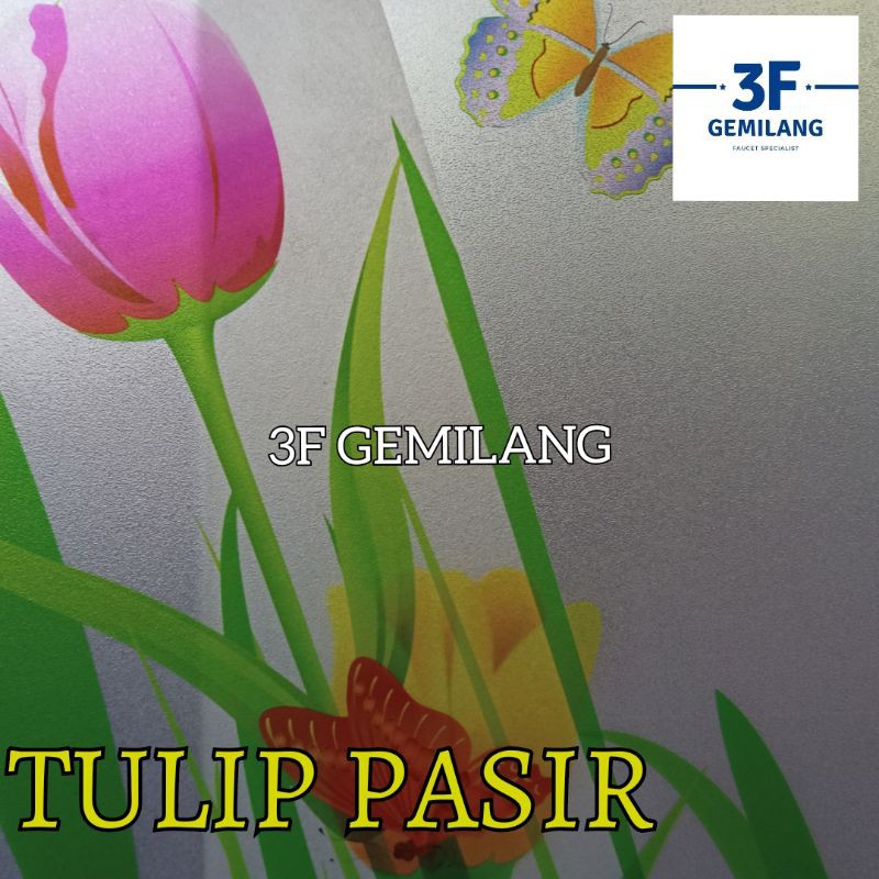 Fiber Plastik Penutup Pagar INNOPLAS 55 Motif Tulip Meteran