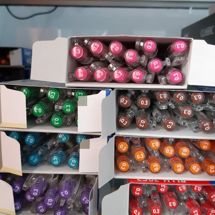 

TERBARU pulpen makna hitec pilot 0.3 - Hitam