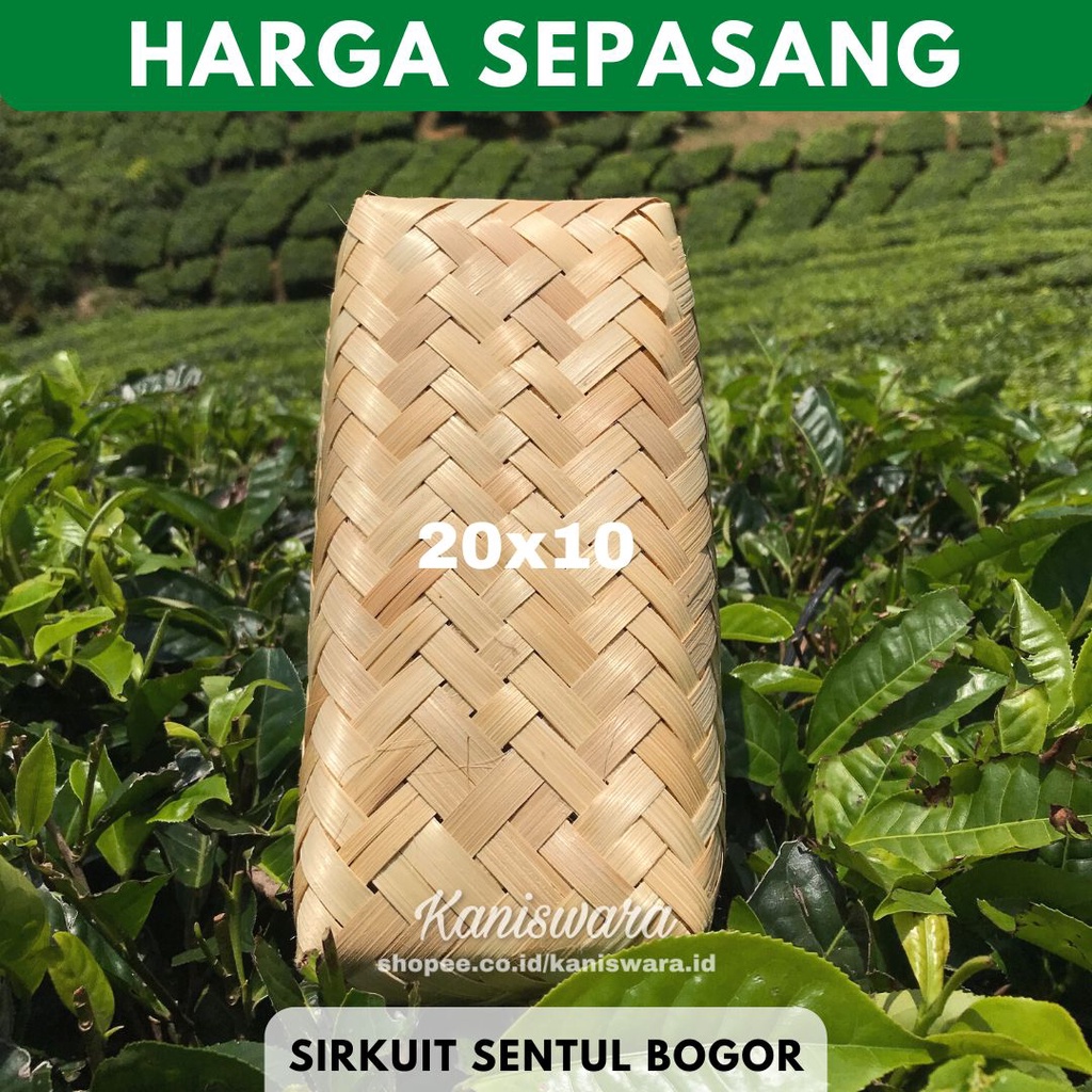 Jual BESEK BAMBU 20x10 CM / BESEK PERSEGI PANJANG / BESEK HAMPERS ...