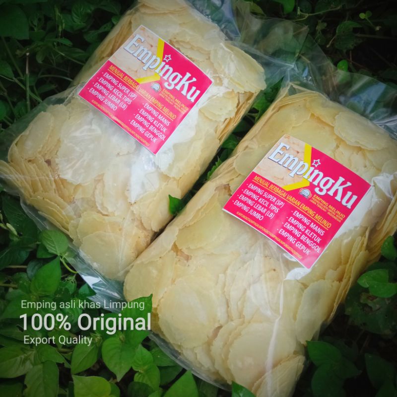 

EMPING MELINJO MENTAH 500 gram SUPER TIPIS SIAP GORENG