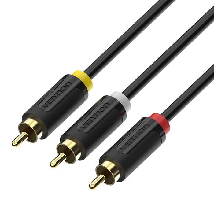 Vention BCA 1M Kabel Aux Audio Video 3 x RCA Male to Male 3rca to 3rca