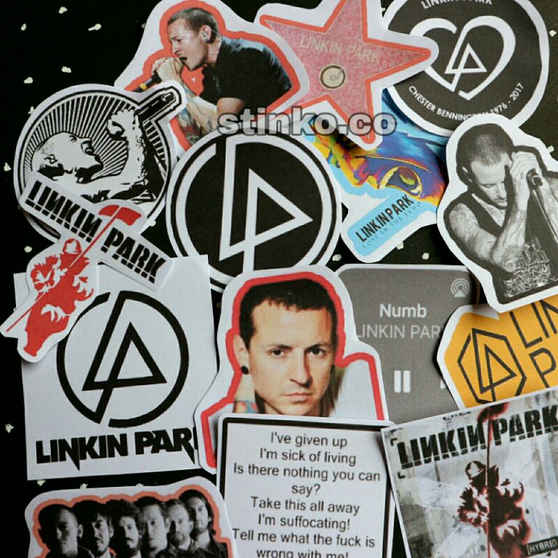 

[15PCS] STICKER LINKIN PARK/CHESTER BENNINGTON STICKER ISI 15 STICKER