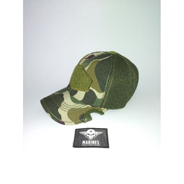 Topi Tactical Motif Doreng KKO