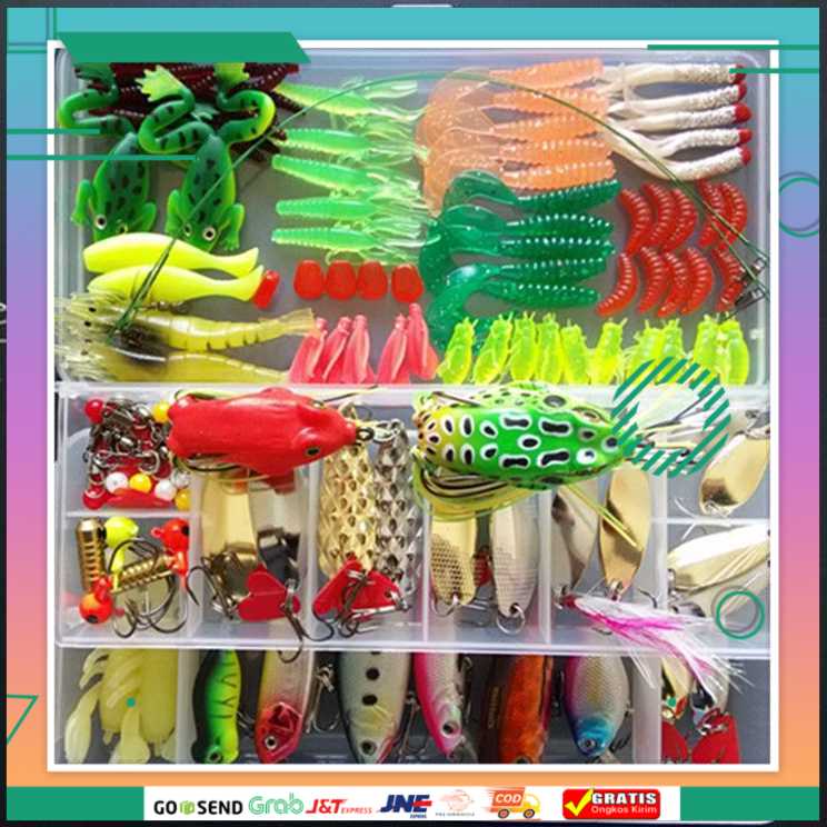 (BISA COD) FTIHSHPLIXADA Umpan Pancing Ikan Set Fishing Bait Kit - DWS250-I