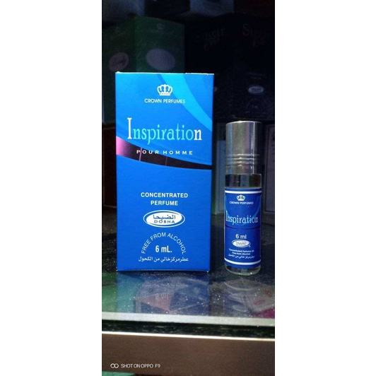 INSPIRATION Parfum DOBHA 6ml Minyak Wangi Roll On NonAlkohol