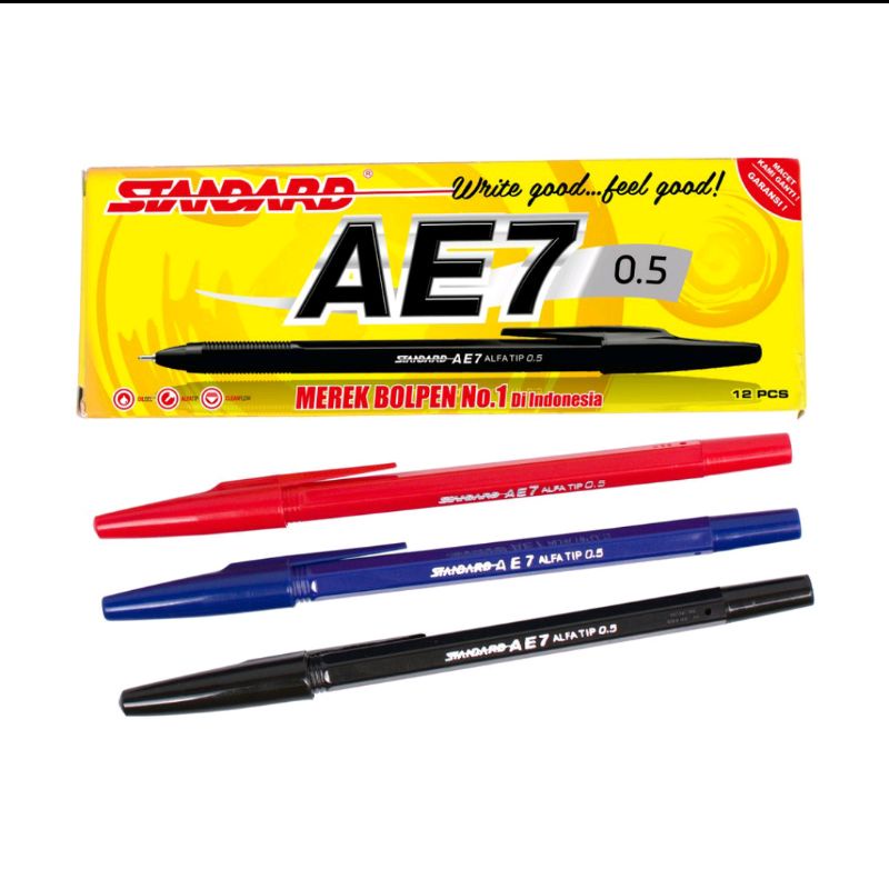 

[Per Pcs] Pulpen / Pena / Ballpoint Standard Pen AE7 Alfatip