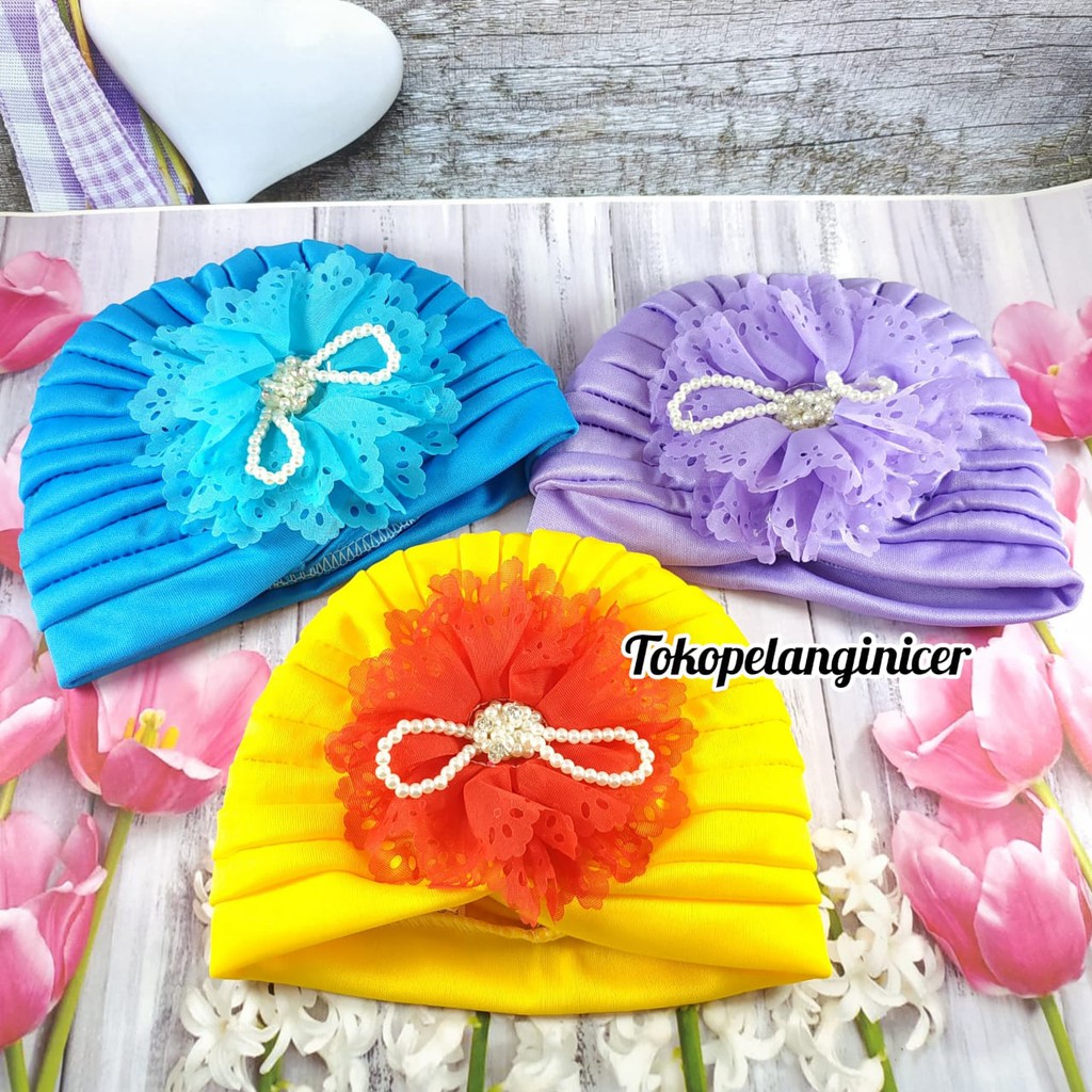 Turban Tebal Anak Ciput Anak Elmo Turban Bayi Headband Bayi Murah Tokopelanginicer