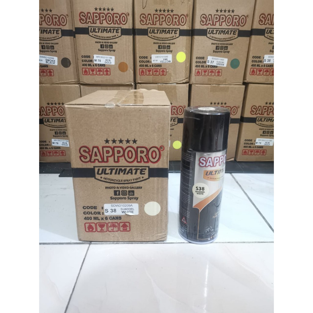 Cat Semprot Sapporo Ultimate S38 Djadoel White