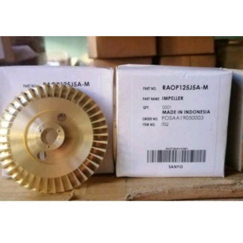 SPARE PART POMPA AIR SANYO IMPELLER PWH 137C DAN PH 137AC