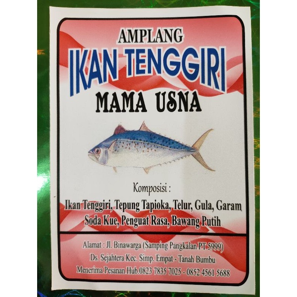 

Amplang Ikan Tenggiri