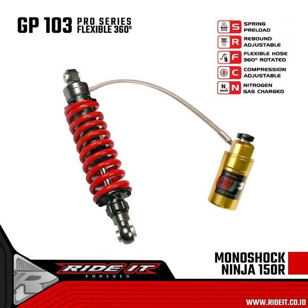 Readyy Shock belakang Ninja rr rcb nui ride it Ohlins r zx-r ninja s r shok ninja 150 NINJA 2 tak