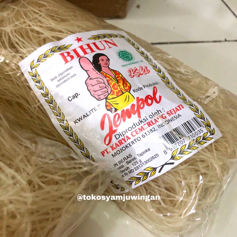 

Bihun Beras Cap Jempol 125gr