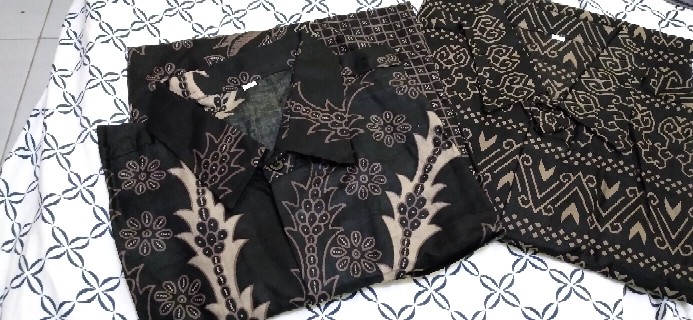 Danabrata Batik Hrb158 Kemeja Batik Pria Lengan Panjang Katun Primis Halus Premium Exclusive M L Xl