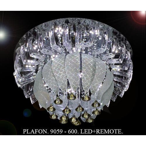 Lampu plafon led kristal lampu hias lampu kristal 9059