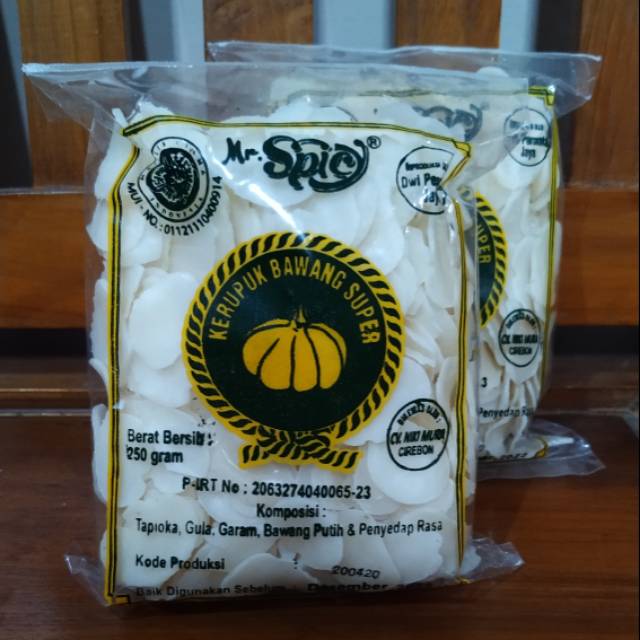 

Kerupuk Bawang Super Khas Cirebon 250gr