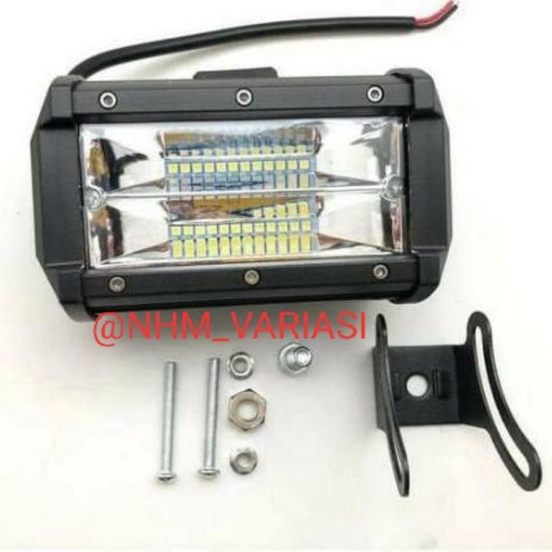 lampu tembak 24 led 2warna  bisa strobo