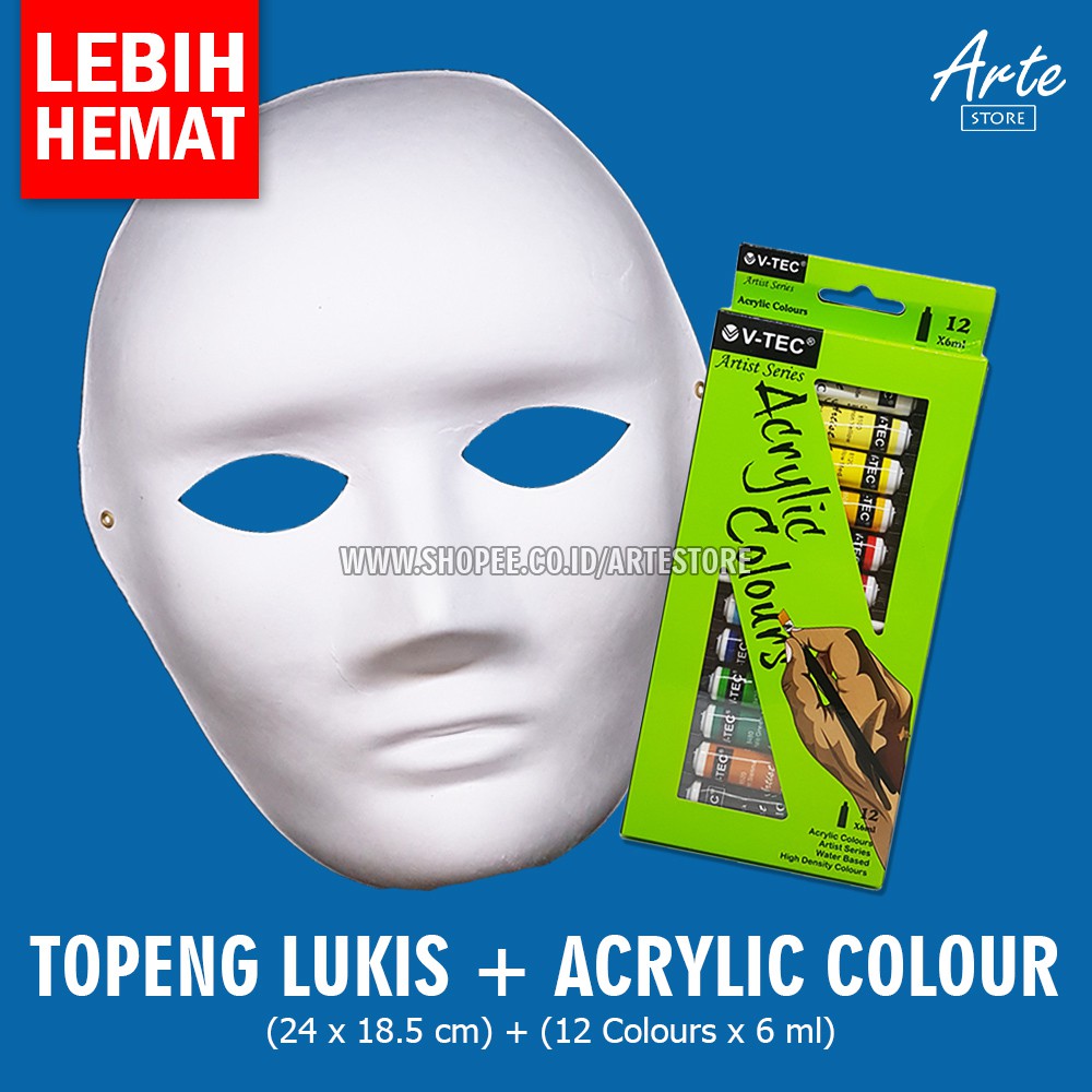 

PAKET MELUKIS (Topeng Lukis dan Cat Acrylic)