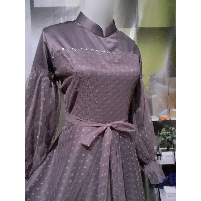 gaun lilac tile dot