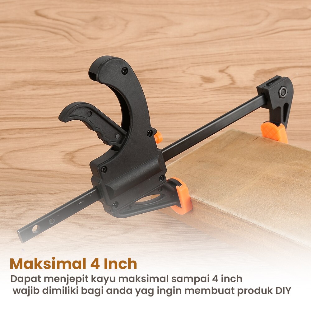 Clamp Penjepit Kayu 4 Inch