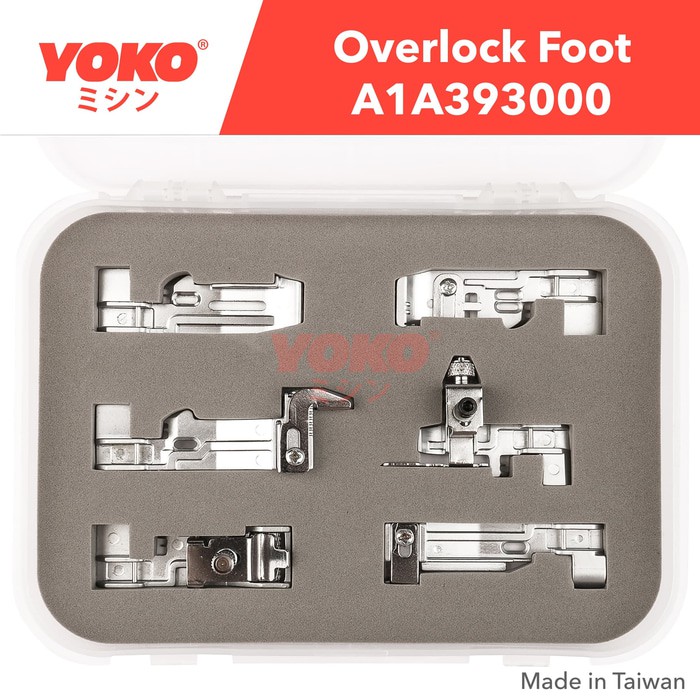 Sepatu Set Mesin Obras Portable JUKI &amp; SINGER 6 Pcs (A1A393000)