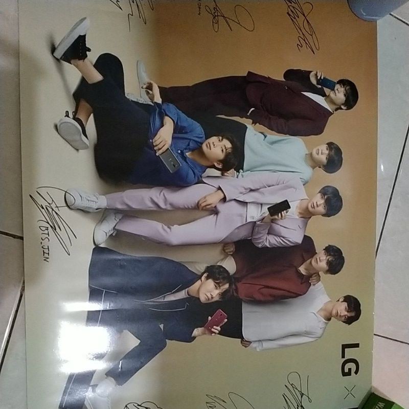 POSTER BTS X LG OFFICIAL