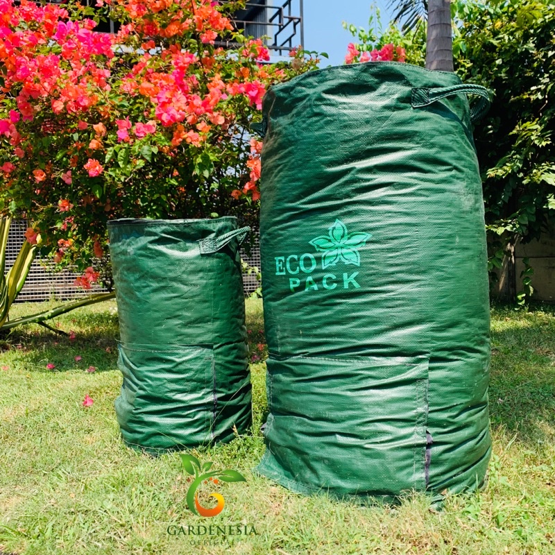 Compost Bag Eco Pack Tas Kompos Pengolah Sampah Organik Menjadi Pupuk Ukuran 50 80 200 Liter Original