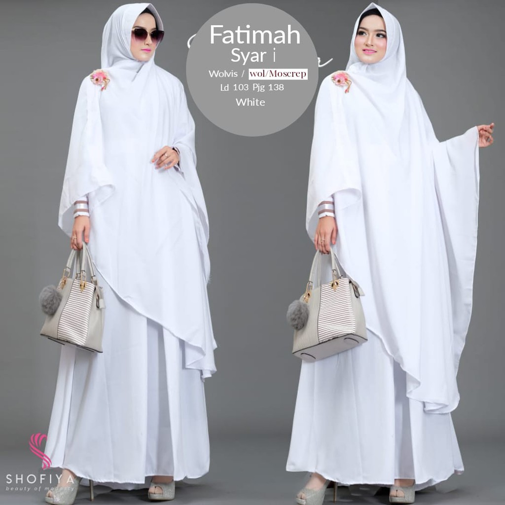 GAMIS FATIMAH SYARI ORIGINAL BY SHOFIYA