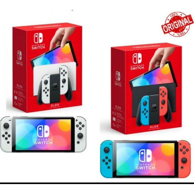 Nintendo Switch V3 OLED console white Set New / Nintendo switch OLED Neon set new