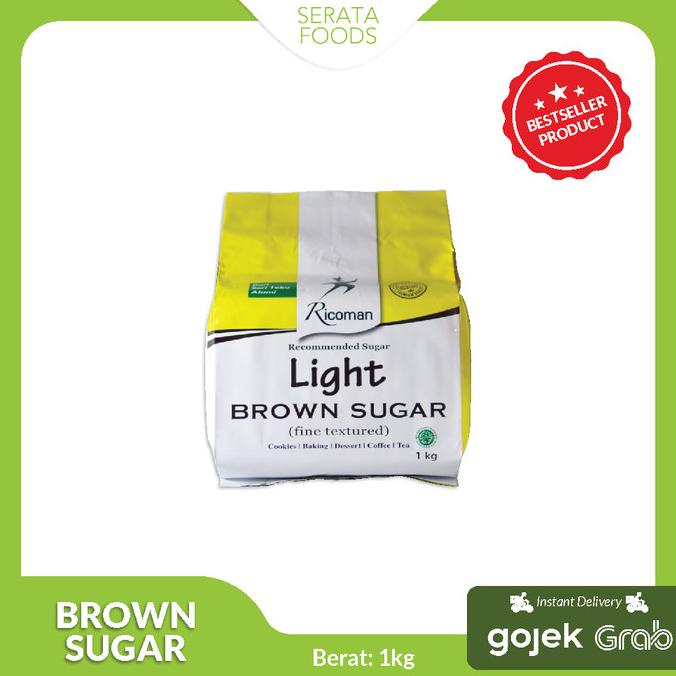 

Ricoman Light Brown Sugar 1 Kg