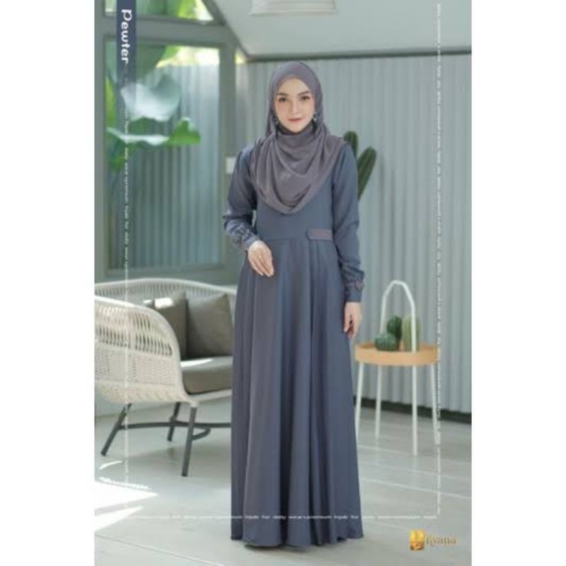 CHANA DRESS PASMINA BY KYANA HIJAB ORI