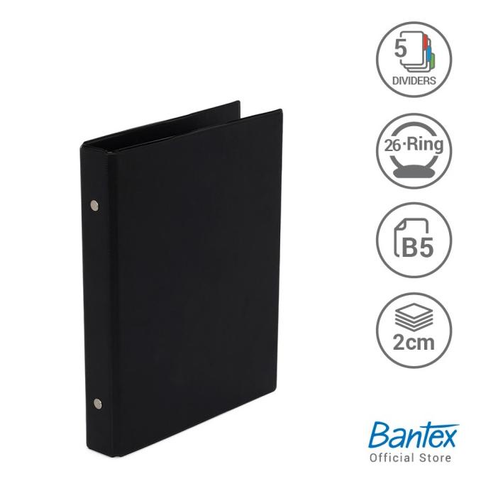 

TREND BANTEX MULTIRING BINDER 26 RING 25MM B5 BLACK #1326 10 TERBAIK