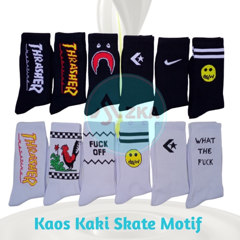 Kaos Kaki Oldschool Skate - Kaos Kaki Premium AZ Quality