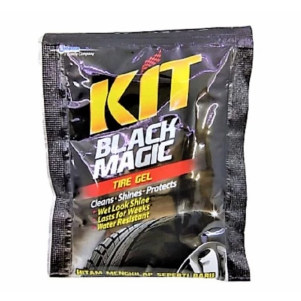 Kit Black Magic Tire Gel / Semir Ban Mobil / Motor Sachet 35 ml