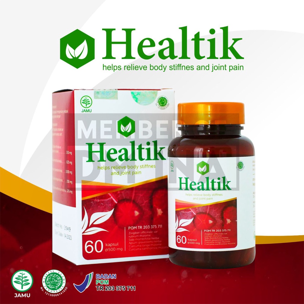 HEALTIK OBAT HERBAL REMATIK DAN ASAM URAT /ORIGINAL/BPOM