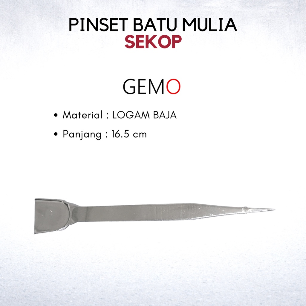 Pinset Penjepit Batu Mulia Akik  Intan Berlian Diamond / Gemstone Tweezer cocok untuk Toko Emas Perhiasan