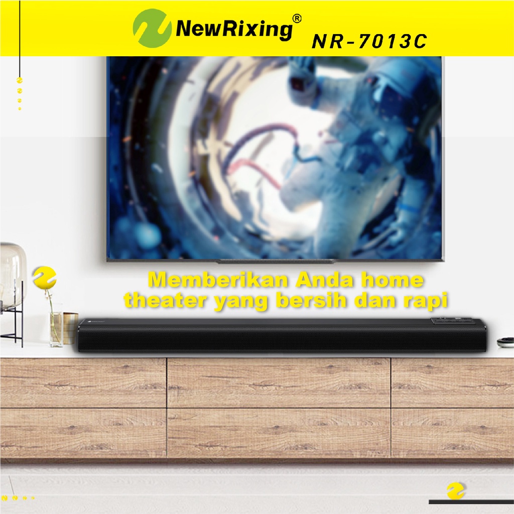 【FREE GIFT】Redmi NewRixing TV Soundbar Wireless Bluetooth Mi Home Theater Redmi TV Speaker Portable Sound Bar