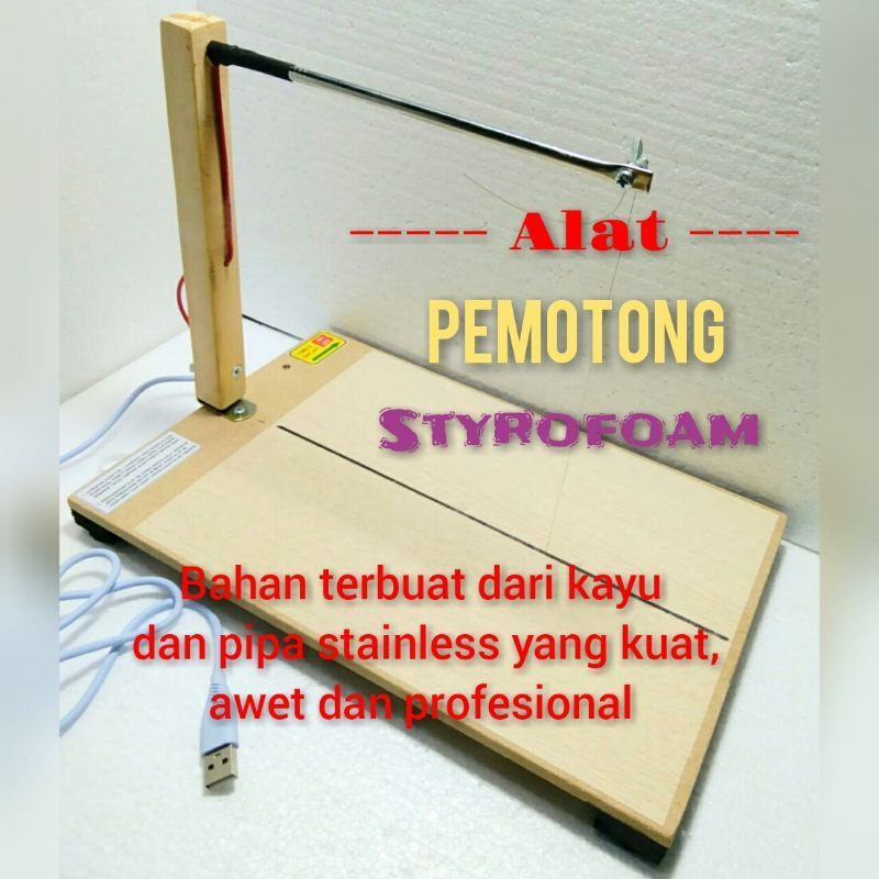 

Styrofoam Cutter/Alat potong Styrofoam bentuk meja 20x30cm Praktis