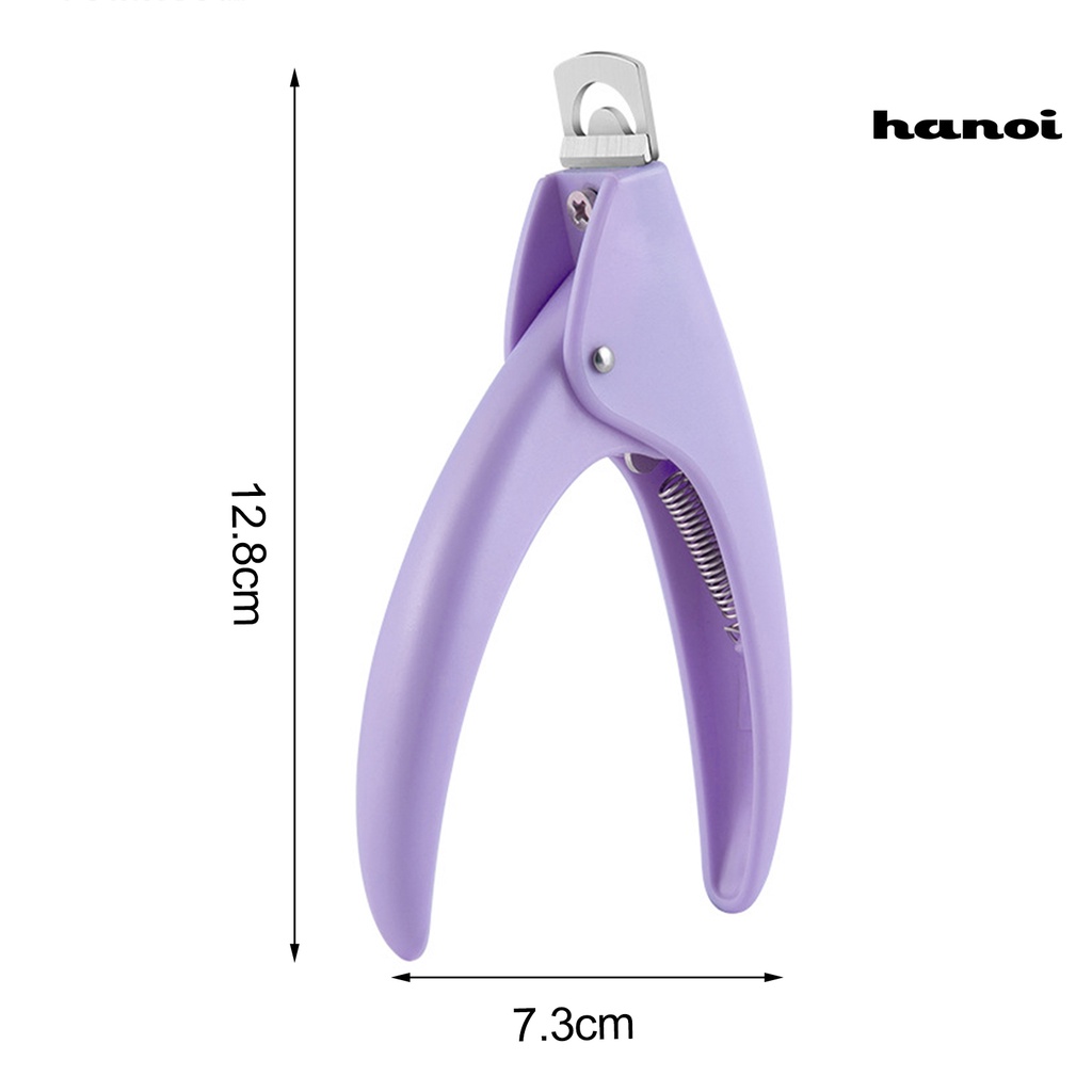 HQTM_U Shape Manicure Tools Plastic Professional Ergonomic Design Nail Trimmer Clipper for Manicurists