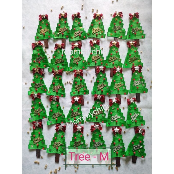 Ready Pita hang tag natal &quot;Tree&quot; hiasan dekorasi hampers parcel pohon natal christmas ribbon