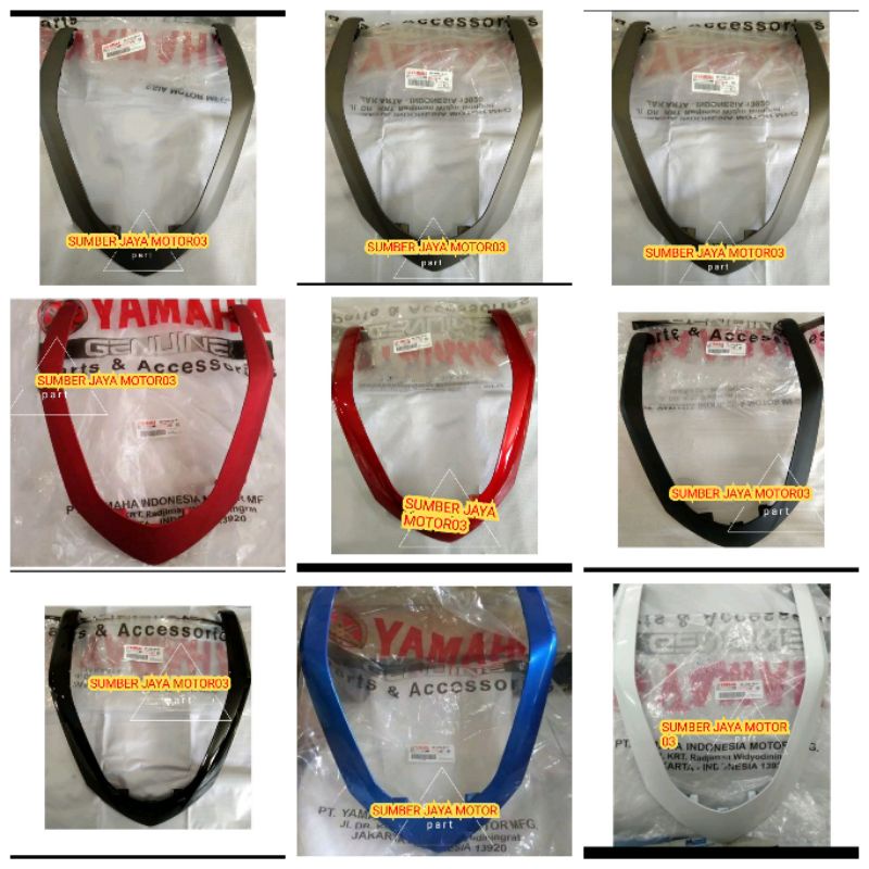 DASI NMAX OLD cover front nmax putih,biru,hitam,abu,merah original