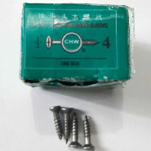 Sekrup Kayu CHW 1/2&quot; × 4 Inch / Wood Screw (A162)