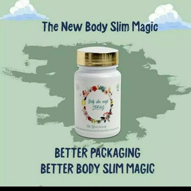 Body Slim Magic Strong Asli 100% Pelangsing Badan Super