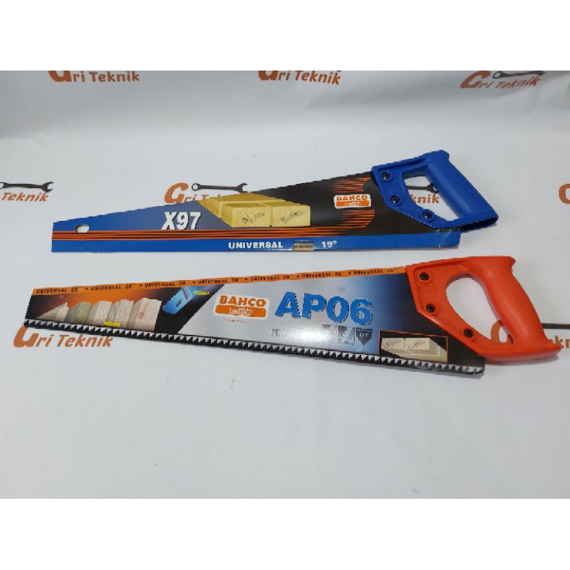 ORIGINAL BAHCO GERGAJI KAYU BAHCO X97 19" / GERGAJI KAYU BAHCO AP06 20" / GERGAJI KAYU ASLI BAHCO SW