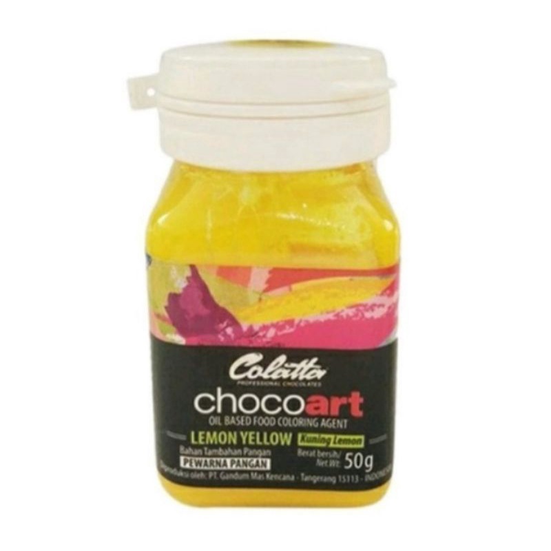 

pewarna chocoart collata warna lemon yellow