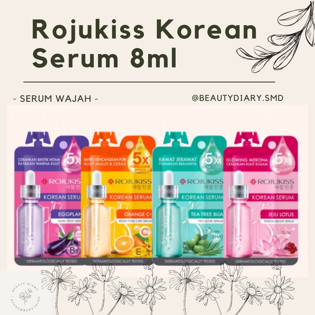Rojukiss Korean Serum / Serum Wajah 8 ml [BPOM 100% ORIGINAL]