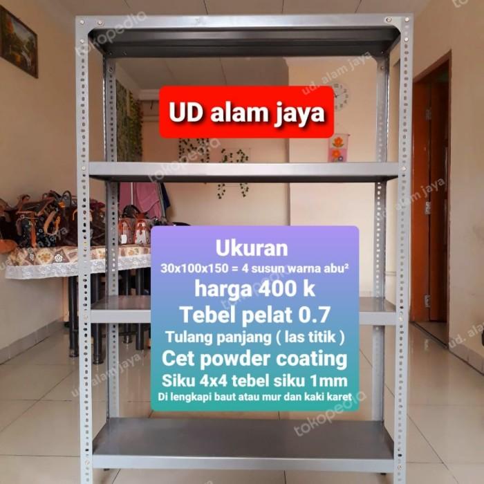 Rakku Rak Besi Siku 4 Susun