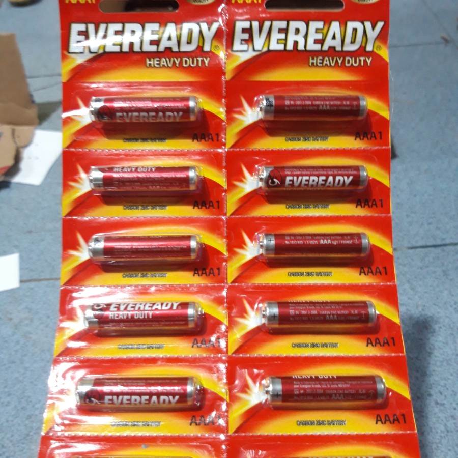 BATERAI EVEREADY AAA /BATERAI REMOT/TIMBANGAN/JAM/DLL (1pcs) ORIGINAL