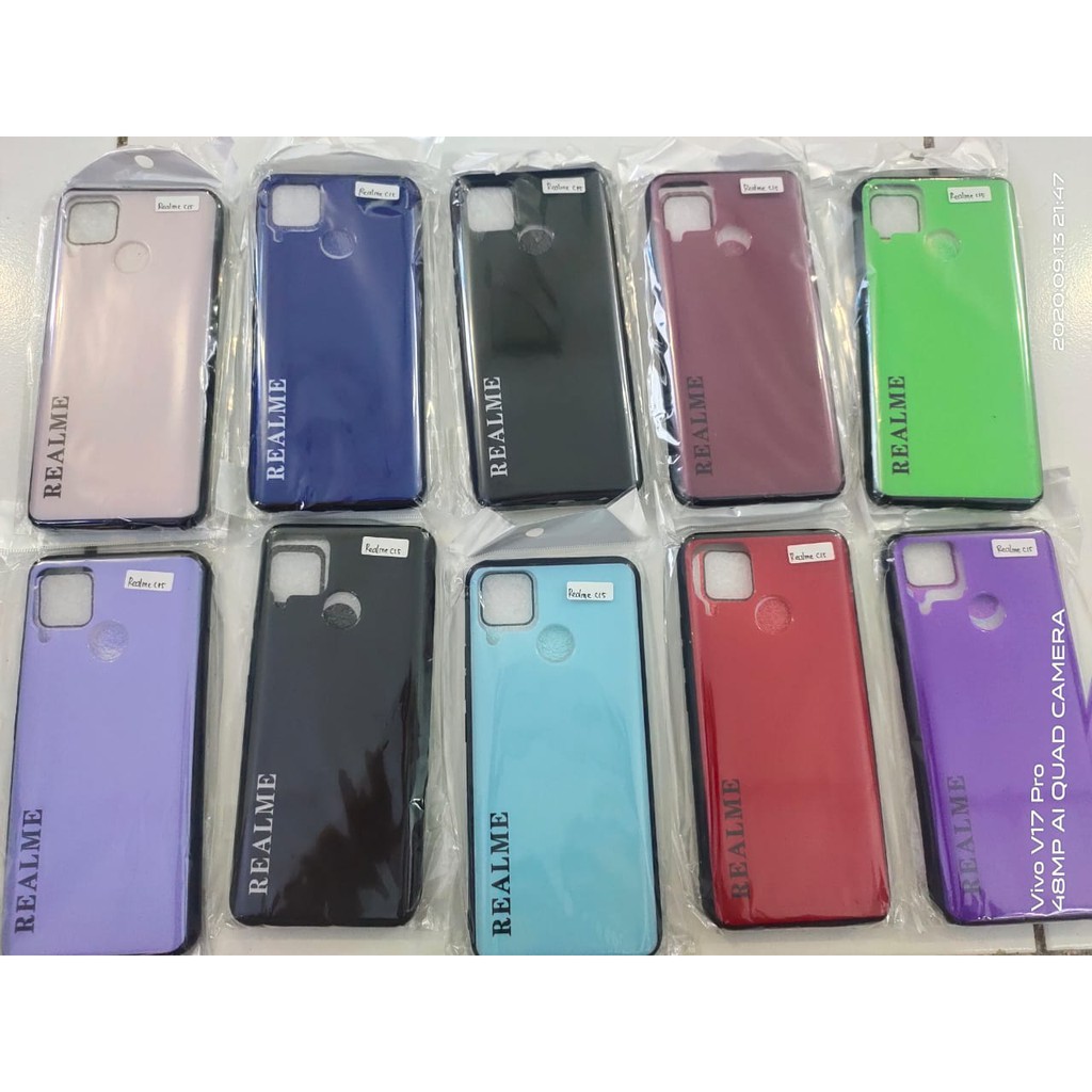 CASE FUZE UV MACARON WARNA SUPER CANTIK ELEGANT KHUSUS TYPE REALME C17 DAN REALME 7i